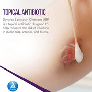 Bacitracin Antibiotic Ointment with Zinc 1 oz for infection prevention and skin healing support.