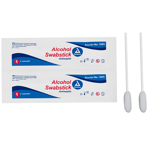 Alcohol Swabsticks Skin Antiseptic Swabs, 3 per pack, 75 count for effective disinfection and skin care.