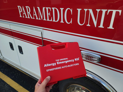 Buy Illinois Supply Company AEK Empty Plastic Case with Metal Wall Hanger, Allergy Emergency Kit  online at Mountainside Medical Equipment