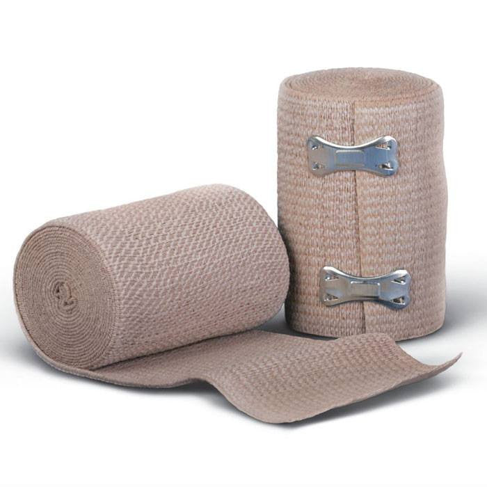 Elastic Wrap Bandage with Metal Secure Clip (Ace Wrap)