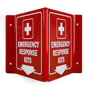 Buy Illinois Supply Company Emergency Response Kits 3D Wall Mounted Sign  online at Mountainside Medical Equipment