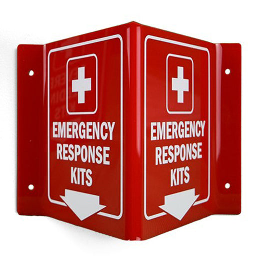 Buy Illinois Supply Company Emergency Response Kits 3D Wall Mounted Sign  online at Mountainside Medical Equipment