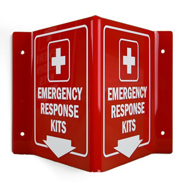 Emergency Response Kits 3D Wall Mounted Sign — Mountainside Medical