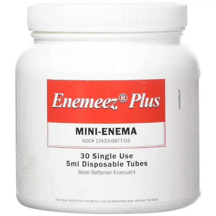 Enemas | Enemeez Plus Mini Enema with Benzocaine Anesthetic 30 Count
