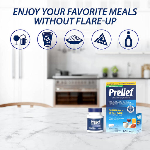 Buy Emerson Healthcare Prelief Acid Reducer Medical Food Reduce Acid From Food Up to 95%, 120 Tablets  online at Mountainside Medical Equipment
