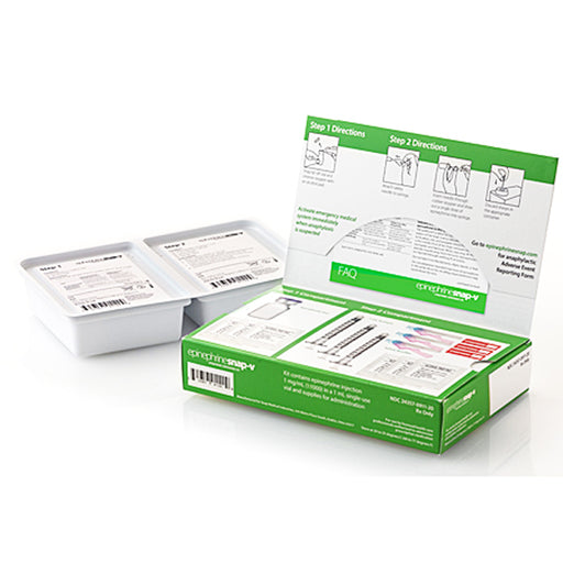 Emergency Anaphylaxis Kit | Epinephrine Snap-V Emergency Anaphylaxis Kit with Injection Vial