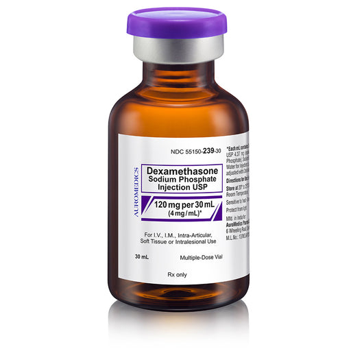 Buy Eugia US Eugia Dexamethasone Sodium Phosphate Injection 30mL Multi-Dose Vials,  4mg/mL, 25/Tray (Rx)  online at Mountainside Medical Equipment
