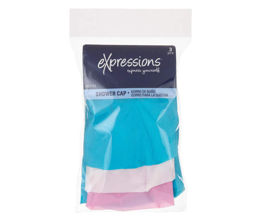 Buy Almar Sales Expressions Shower Caps Assorted Colors 3 ct  online at Mountainside Medical Equipment