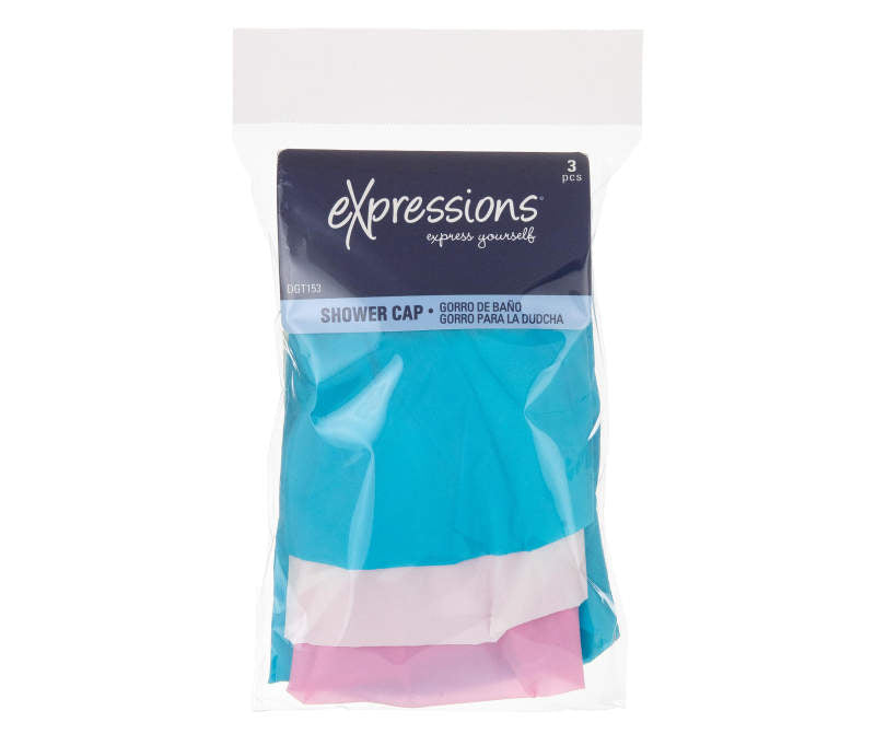 Buy Almar Sales Expressions Shower Caps Assorted Colors 3 ct  online at Mountainside Medical Equipment
