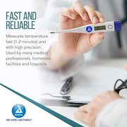 Digital Oral Thermometer, Fahrenheit or Celsius, Audible Alert, Automatic Shut Off Default Title