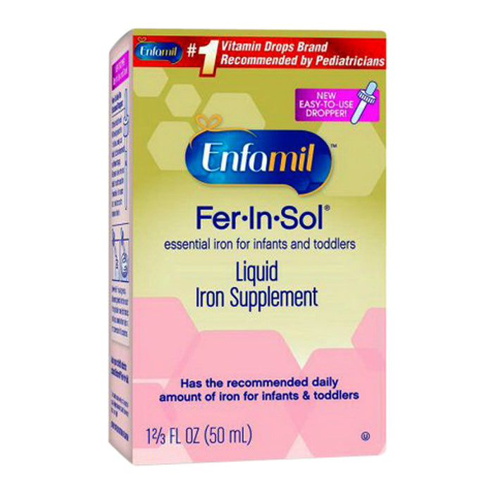 Buy Mead Fer-In-Sol Iron Supplement Drops, 15mg/mL, 50mL  online at Mountainside Medical Equipment