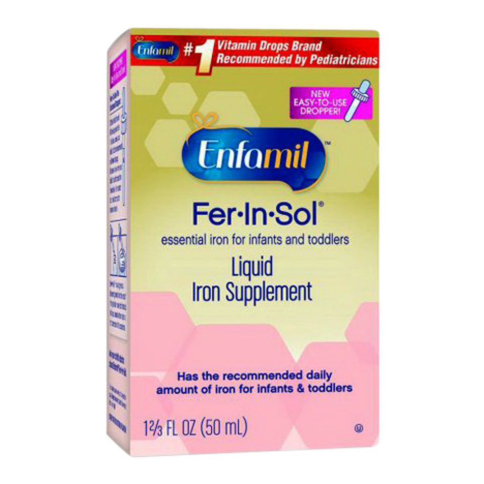 Fer Inol Fer-In-Sol Iron Supplement Drops, 15mg/mL, 50mL — Mountainside Medical ...
