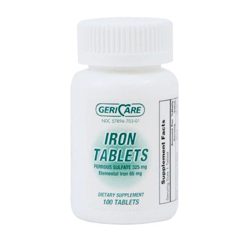 Buy McKesson Ferrous Sulfate Iron Deficiency Supplement Tablets EC 325mg  online at Mountainside Medical Equipment