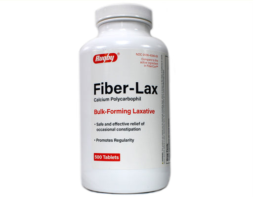 Laxatives | Rugby Fiber-Lax 625mg Tablets 500ct