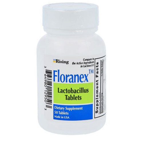 Buy Rising Pharmaceuticals Floranex Probiotic Lactobacillus Tablets 50 Count  online at Mountainside Medical Equipment