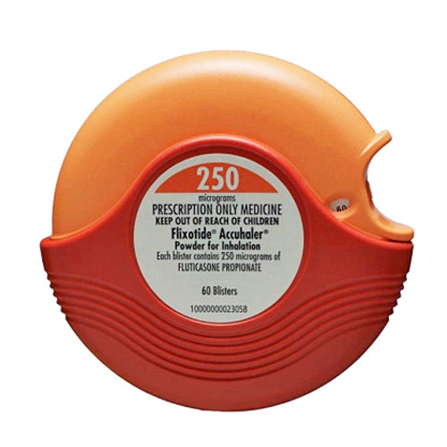 Buy GlaxoSmithKline Flovent Diskus Adult (fluticasone inhalation powder) 250mcg  online at Mountainside Medical Equipment