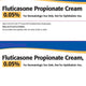 Fluticasone Propionate Cream 0.05%  30 gram Tube (Rx)