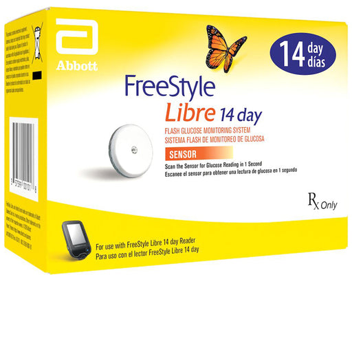 Abbott Diabetes FreeStyle Libre 14-Day Flash Glucose Replacement Sensor | Mountainside Medical Equipment 1-888-687-4334 to Buy