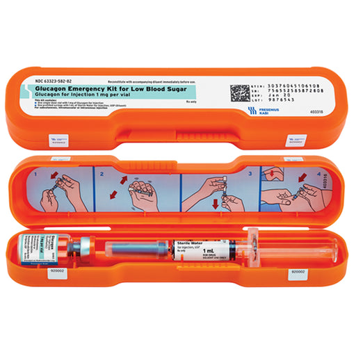 Buy Fresenius Kabi Glucagon Emergency Kit 1 mg Per Vial (Glucagon for Injection)