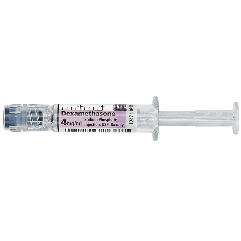 Buy Fresenius Kabi Fresenius Dexamethasone Sodium Phosphate Injection, 1 mL Prefilled Syringe,  4 mg/mL, 24/Box (Rx)  online at Mountainside Medical Equipment