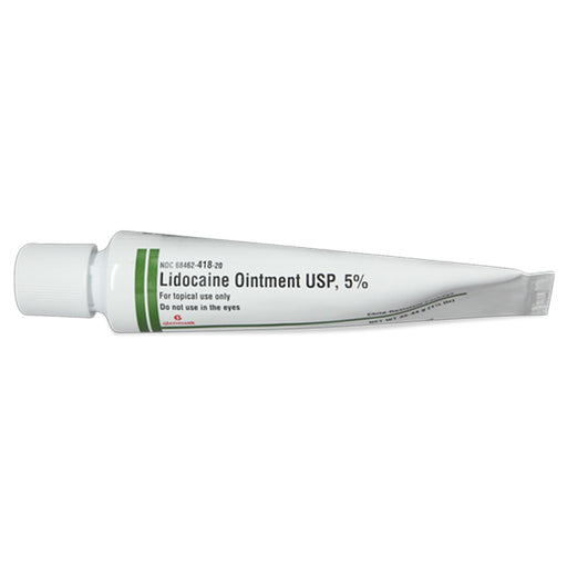 Buy Glenmark Pharmaceuticals Lidocaine Topical Ointment 5% Tube 35.44 gm (Rx)  online at Mountainside Medical Equipment