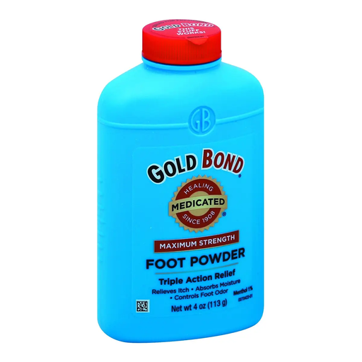 Buy Gold Bond Max Strength Medicated Foot Powder 4 oz. used for Foot Powder