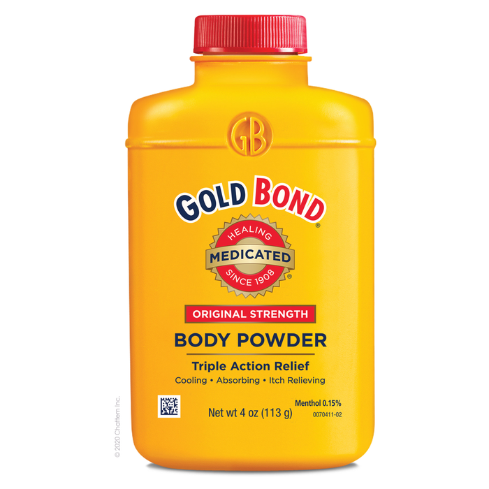 Gold Bond Extra Strength Medicated Body Powder TALC Original Formula 4 oz  (3)
