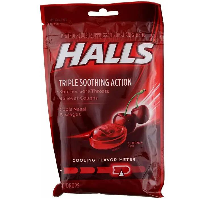 Halls Cough Drops Logo