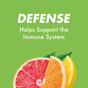 Halls Defense Cough Drops with Vitamin C, Assorted Citrus Flavor 30 Count for immunity and throat support.