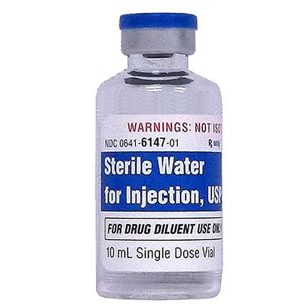 Sterile Water for Injection 10 mL — Mountainside Medical Equipment