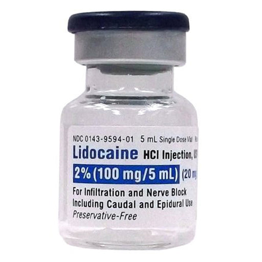 Buy Himka Injectables Himka Lidocaine for Injection 2%  Single-Dose Vials 5 mL, 25/Tray  online at Mountainside Medical Equipment