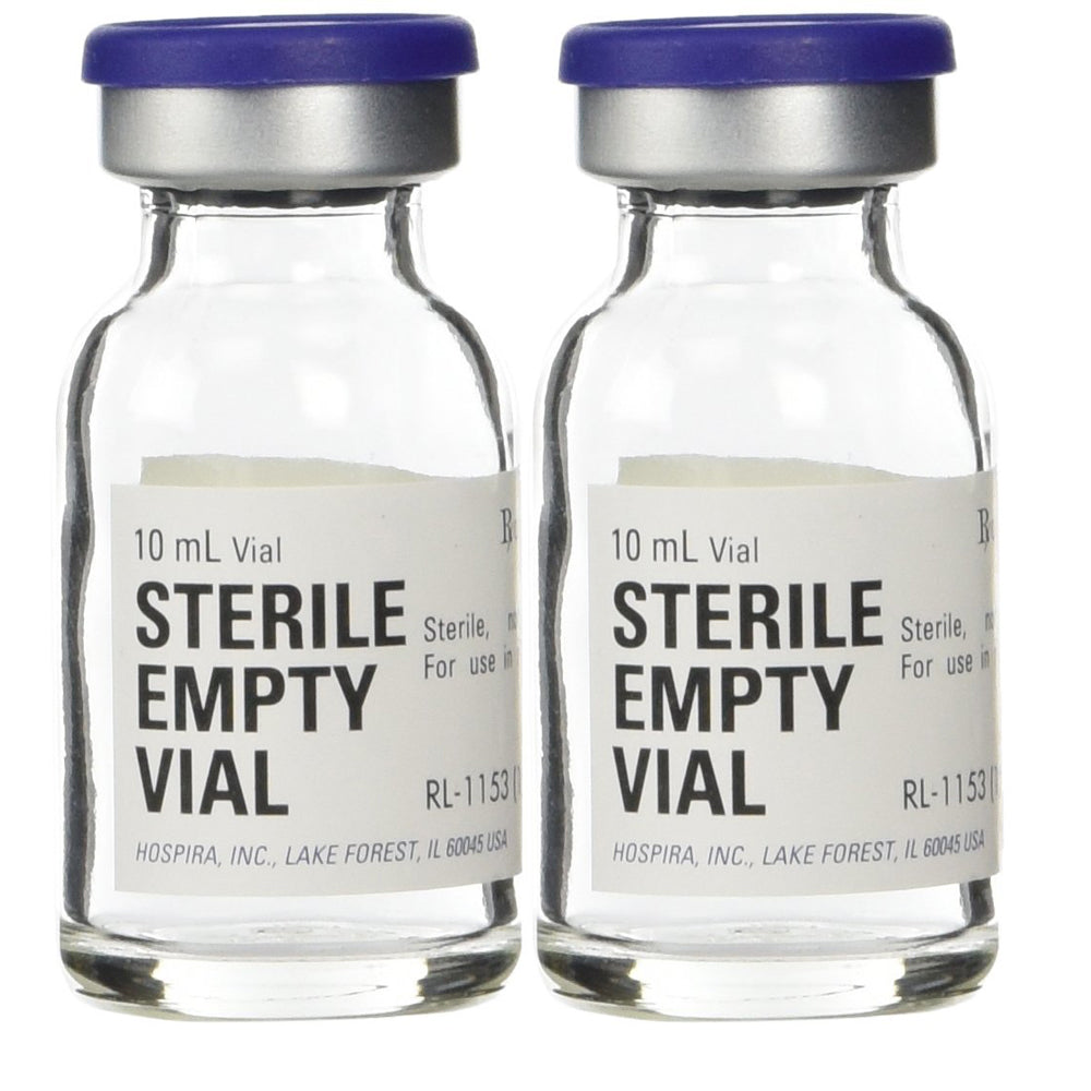 Buy Hospira Sterile Empty Vial 10mL, 25 pack  -  Hospira Pfizer  online at Mountainside Medical Equipment