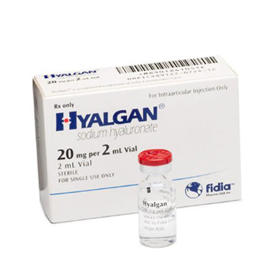 Osteoarthritis Knee Pain Treatment | Hyalgan Sodium Hyaloronate Injection Syringe, 2 mL (Rx)
