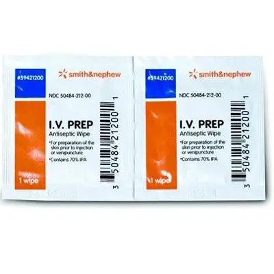 Buy Smith & Nephew IV Prep Antiseptic Wipes 50/box  online at Mountainside Medical Equipment
