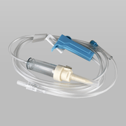 Amsino IV Administration Set 15 Drop, 78 Length, Slide Clamp, Roller Clamp, Y Site, Rotating Male Luer Lock Default Title