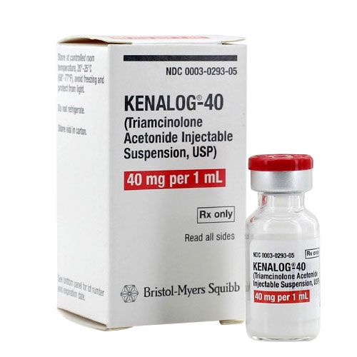 Buy Bristol Myers Squibb Kenalog 40 Injection, 40 mg per 1 mL Single-dose Vial (Rx)  online at Mountainside Medical Equipment