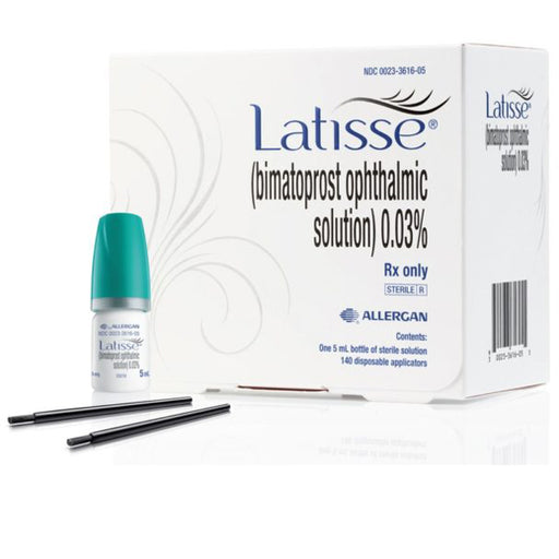Allergan Latisse (Bimatoprost Ophthalmic Solution) 0.03% Eyelash Regrowth 5 mL (Rx) | Mountainside Medical Equipment 1-888-687-4334 to Buy