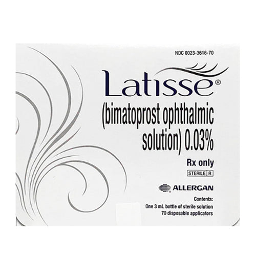 Allergan Latisse (Bimatoprost Ophthalmic Solution) 0.03% Eyelash Regrowth 3 mL Drops | Mountainside Medical Equipment 1-888-687-4334 to Buy
