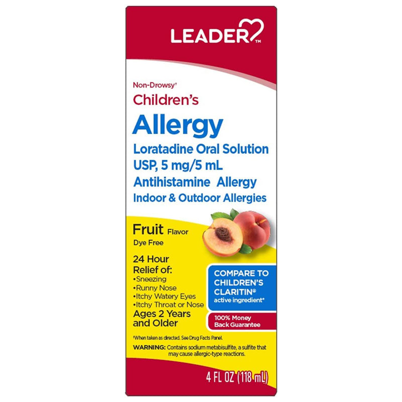 Allergy Relief Medicine | Children's Loratadine 24 Hour Allergy Relief Syrup 5 mg, Fruit Flavored