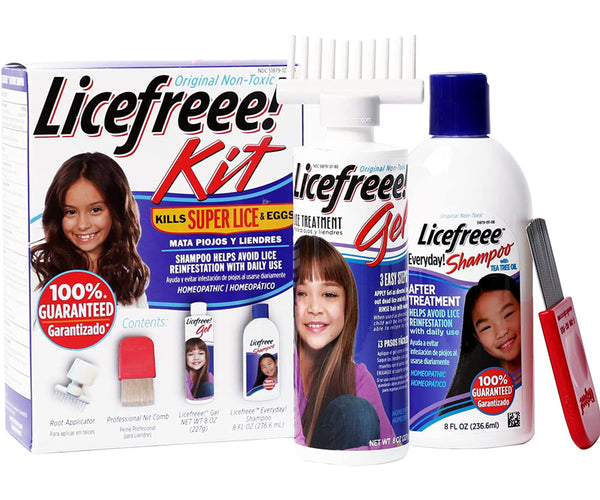 Licefreee Kit All-in-One Complete Lice Killing Treatment, Daily Mainte ...