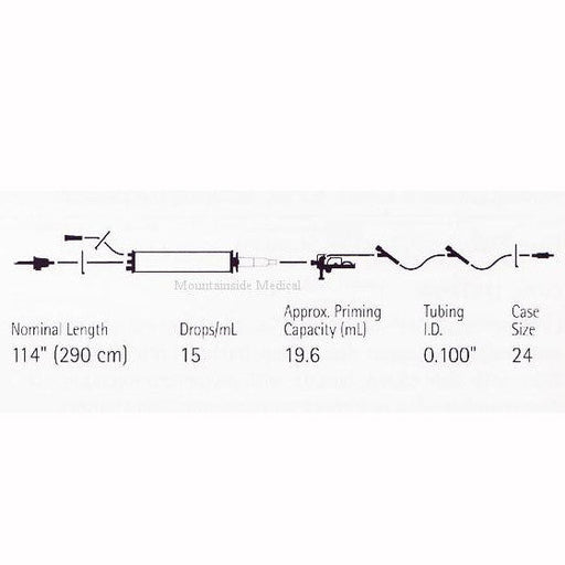 Buy Hospira LifeShield PlumSet SoluSet Iv Set 150 ml Burette Port  online at Mountainside Medical Equipment