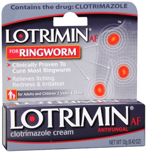 Buy Bayer Healthcare Lotrimin AF (Antifungal) Ringworm Cream 12gm (1% Clotrimazole)  online at Mountainside Medical Equipment