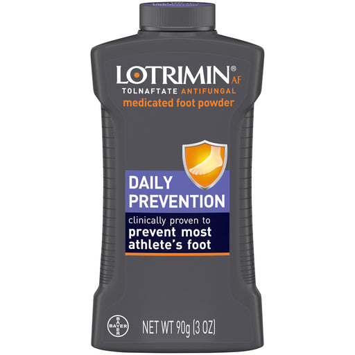 Buy Bayer Healthcare Lotrimin Tolnaftate Medicated Athlete's Foot Powder, (90gm) 3oz  online at Mountainside Medical Equipment