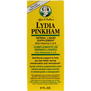 Lydia Pinkham Herbal Liquid Supplement with Vitamin C and E