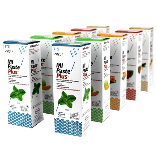 GC America MI Paste Plus Assorted Pack Contains: 2 Tubes (40g ea) of Melon,  Mint, Strawberry, Tutti Frutti & Vanilla