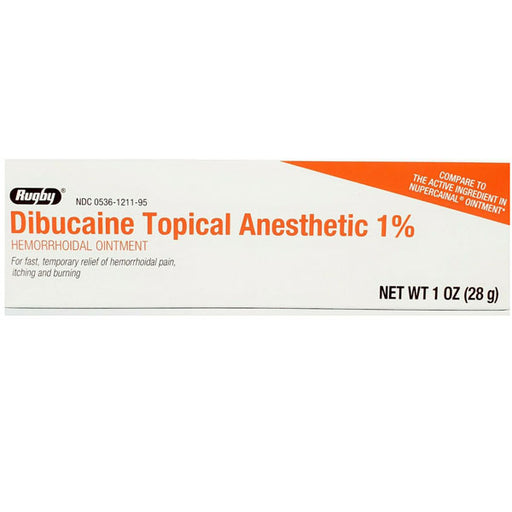 Rugby Laboratories Dibucaine Topical Anesthetic Ointment 1% Tube 28g | Buy at Mountainside Medical Equipment 1-888-687-4334