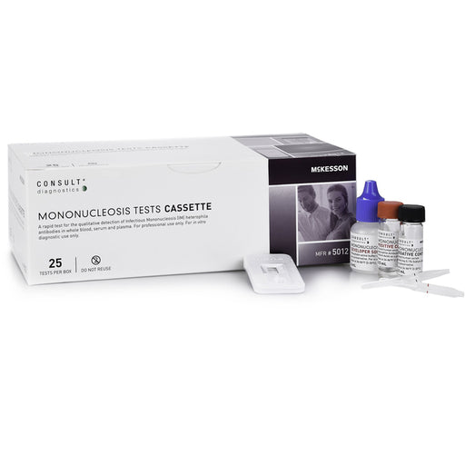 Image of Mononucleosis (Mono) Test Kit for Whole Blood, Serum & Plasma, 25 Tests. Essential for diagnosing glandular fever and supporting immune health.
