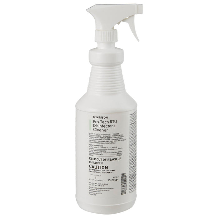Buy McKesson Pro-Tech Surface Disinfectant Cleaner Ammoniated J-Fill Dispensing Systems Liquid 32 oz.  Floral Scent  online at Mountainside Medical Equipment
