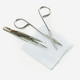 Suture Removal Kit with Metal Scissors & Forceps