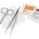 Suture Removal Kit with Floor Grade Metal Scissors & Forceps